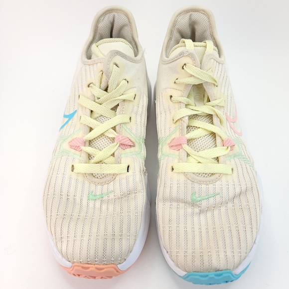 Nike Lebron Witness 6 'Easter' Coconut Milk Sneakers Size 6.5Y Wmn 8 DD0423-103 - Picture 2 of 8